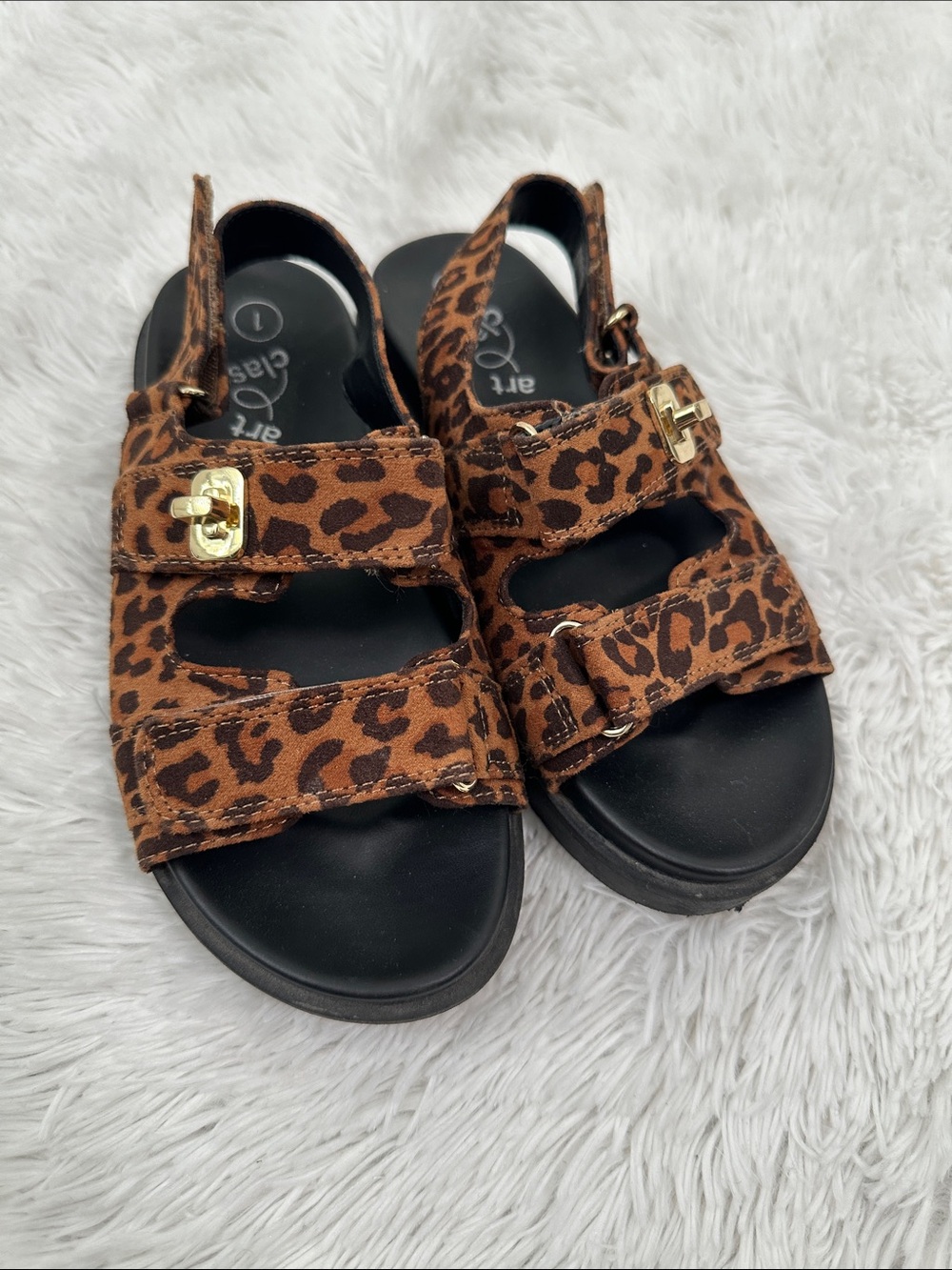 ❤️ Art Class Leopard Print Sandal